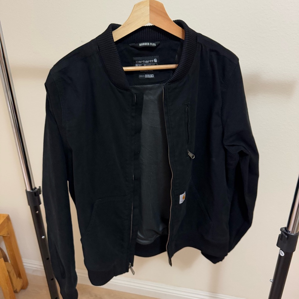 Carhartt Dark Jacket with Logo Patch